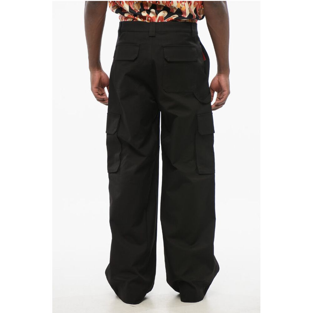 Valentino Cargo-Hose aus Stretch-Baumwolle mit Gürtelschlaufen