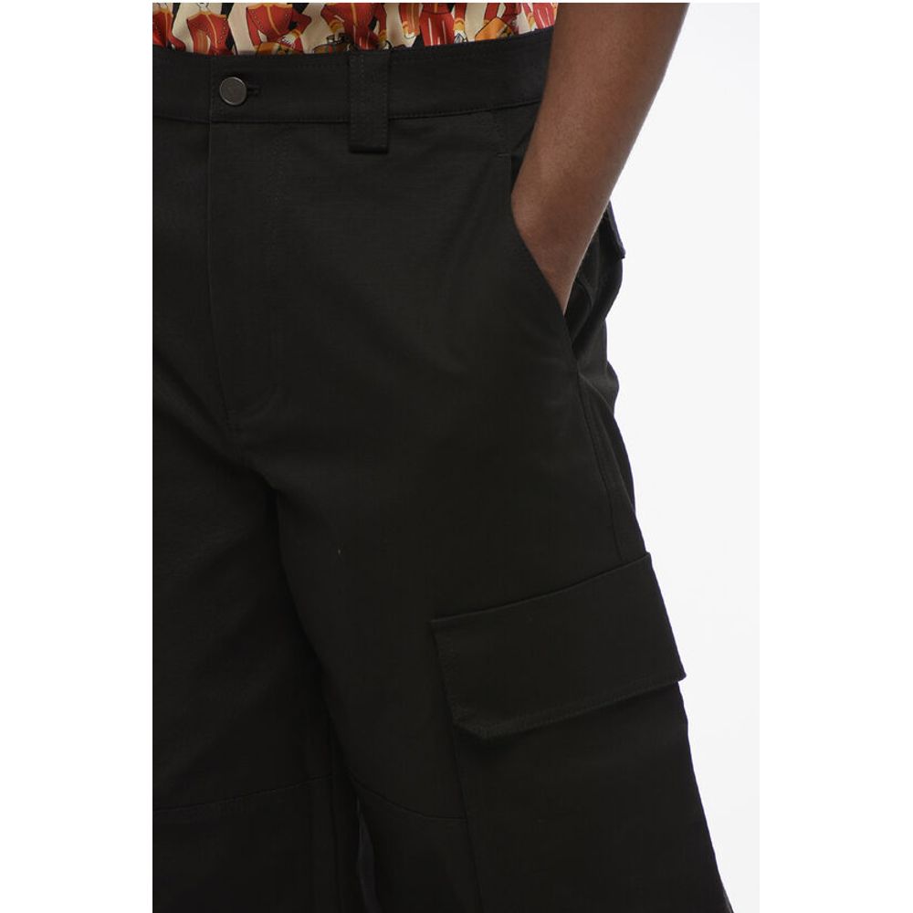 Valentino Cargo-Hose aus Stretch-Baumwolle mit Gürtelschlaufen