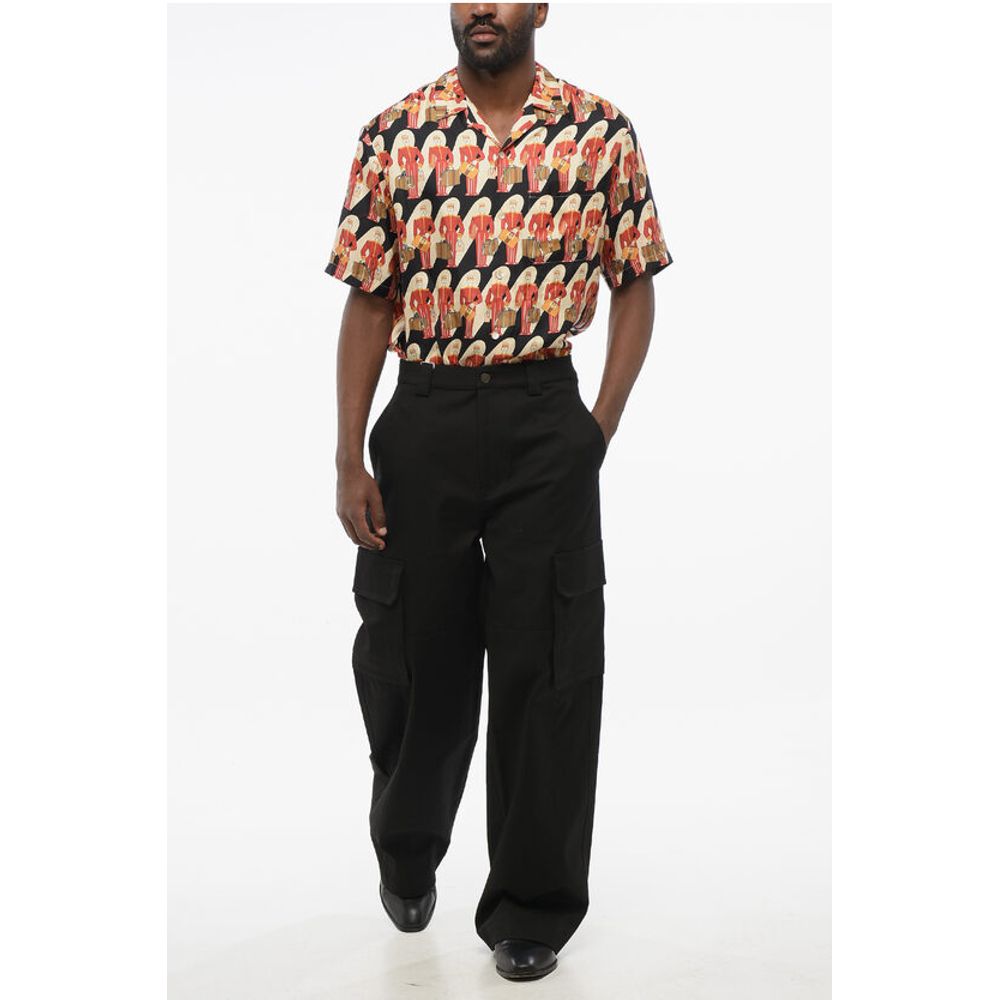 Valentino Cargo-Hose aus Stretch-Baumwolle mit Gürtelschlaufen