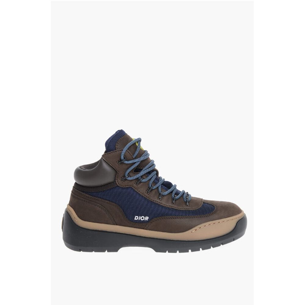 Dior HIKING-Stiefel aus Leder mit Segeltucheinsätzen