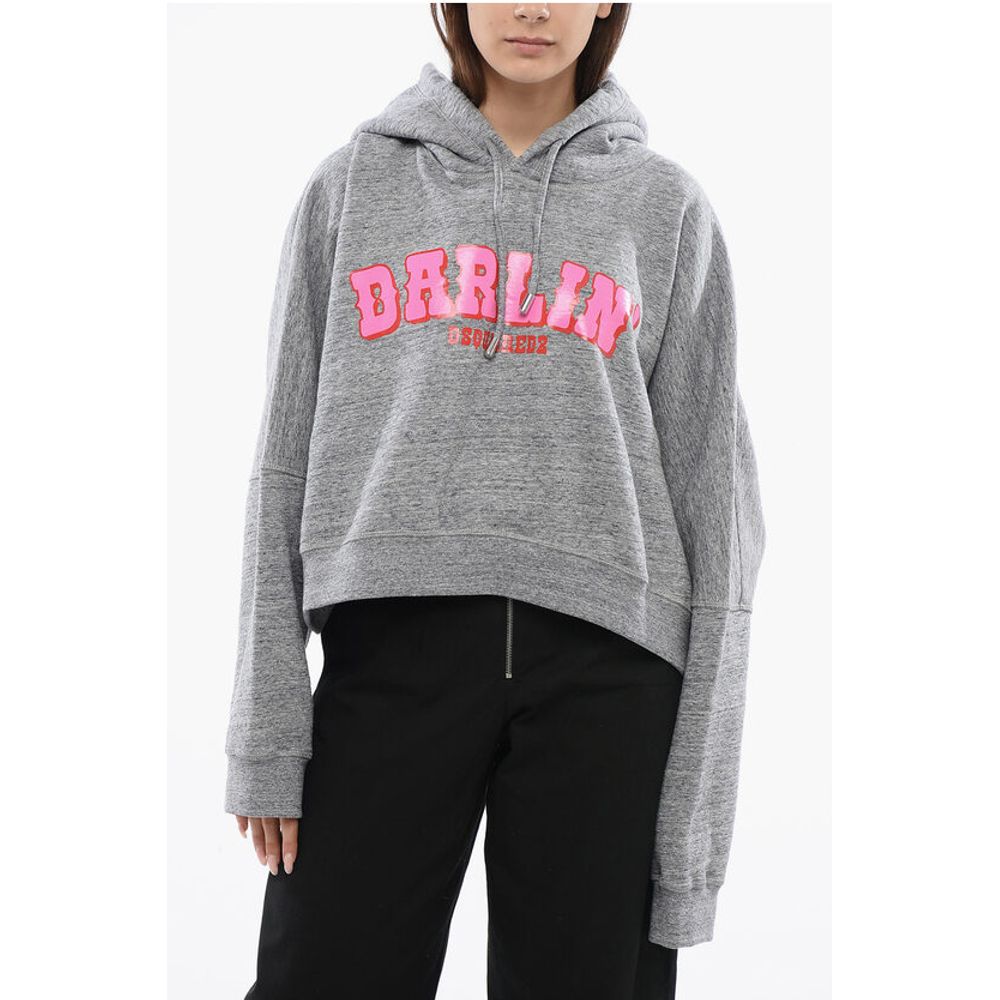 Dsquared² Bedruckter DARLIN Melange-Kapuzenpullover