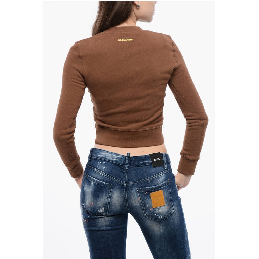 Dsquared² Sweatshirt mit Rundhalsausschnitt und Druck