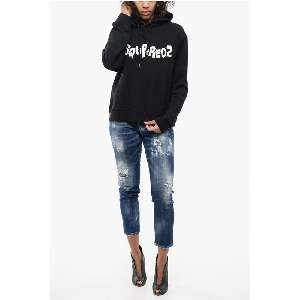 Dsquared² Übergroßer Hoodie mit grafischem Logo