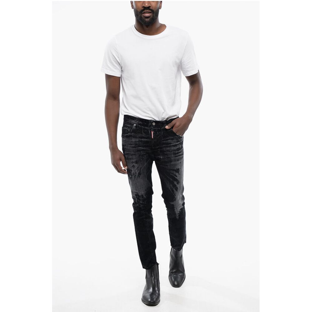 Dsquared² Zerschlissene SKATER Denims mit beflocktem Detail