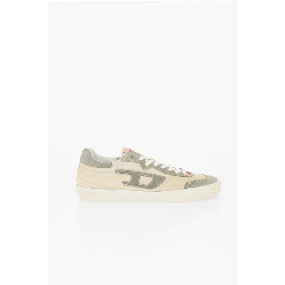 Diesel S-LEROJI Low Top Sneakers aus Wildleder und Stoff