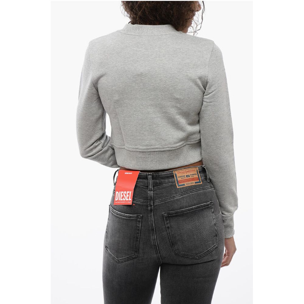 Diesel Sweatshirt mit Rundhalsausschnitt und Logo-Schriftzug