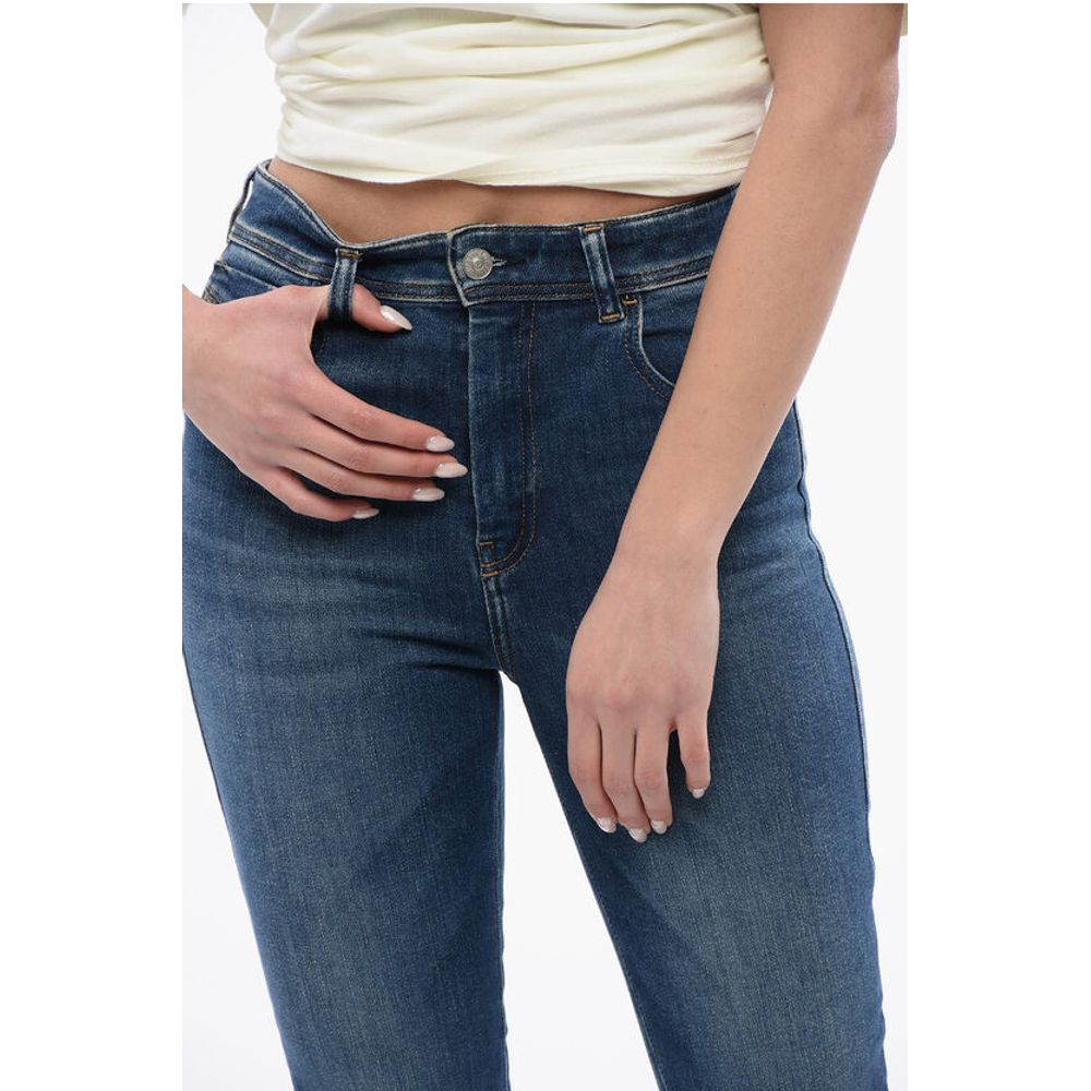 Diesel Hochtaillierte Stretch-Denim-Jeans SLANDY 11cm L.32