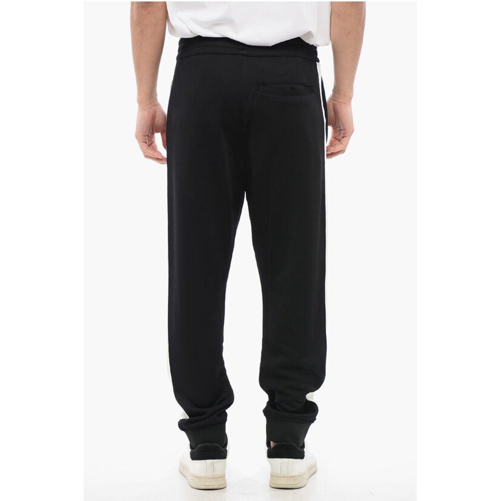 Alexander McQueen Sweatpants aus Baumwollmischgewebe mit Seitenbändern