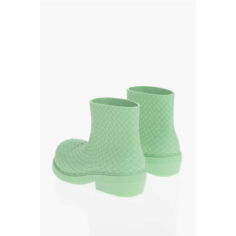 Bottega Veneta Geflochtene Gummistiefel