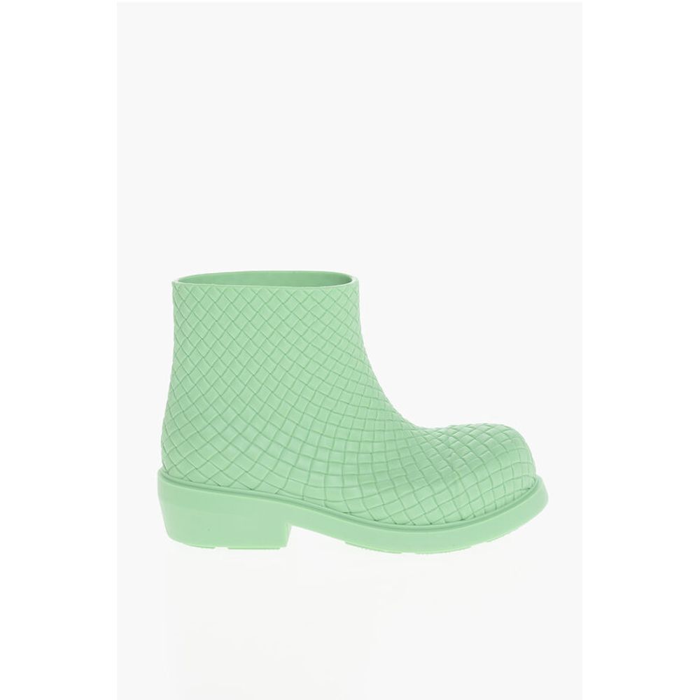 Bottega Veneta Geflochtene Gummistiefel