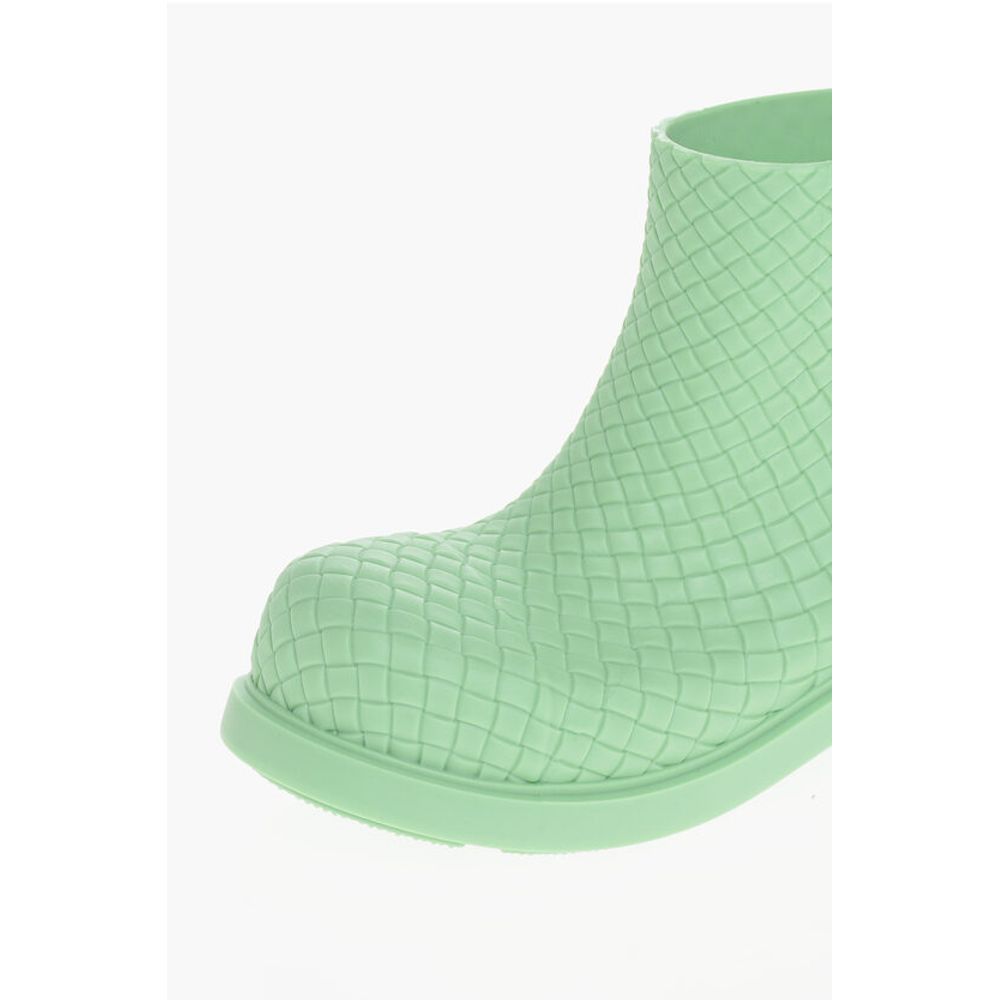 Bottega Veneta Geflochtene Gummistiefel