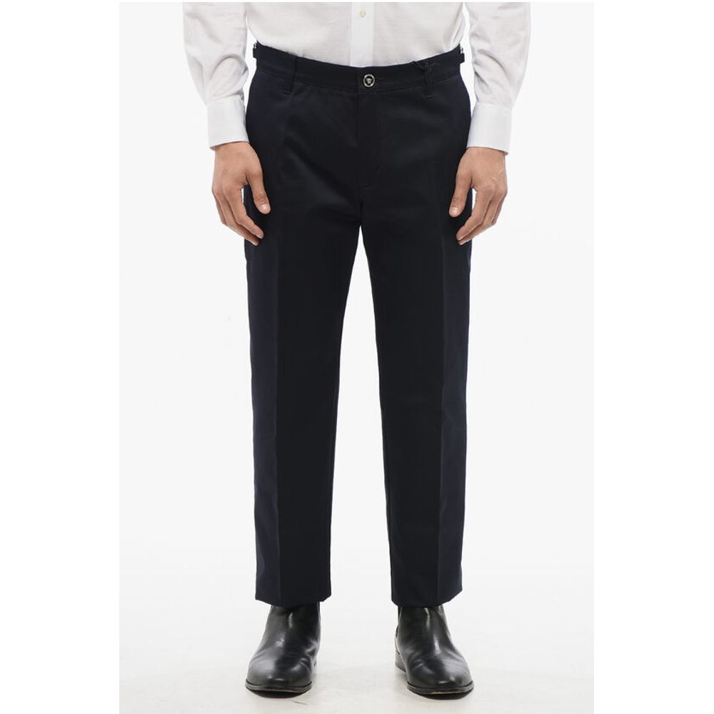 Versace Chinohose aus Baumwolle mit seitlichen Riegeln