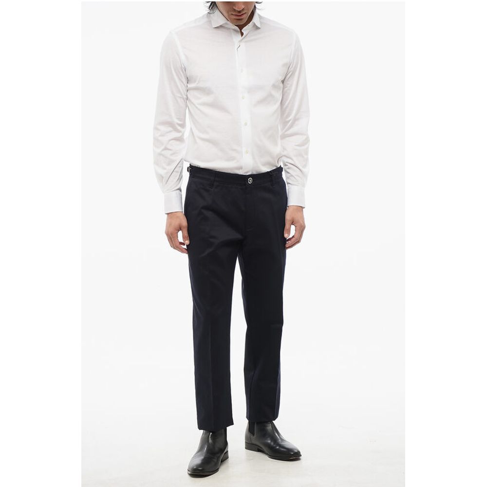 Versace Chinohose aus Baumwolle mit seitlichen Riegeln