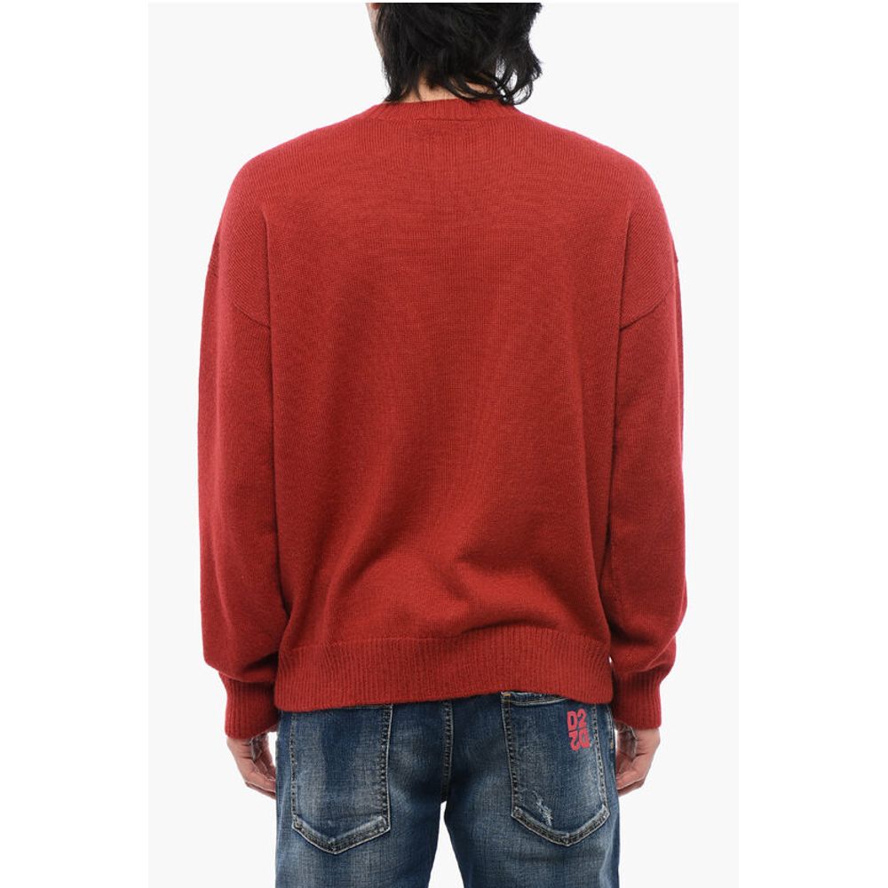 Dsquared² Pullover mit Rundhalsausschnitt und gesticktem Logo