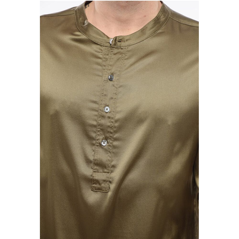 Tom Ford Langärmeliges Pyjama-Oberteil mit Knöpfen