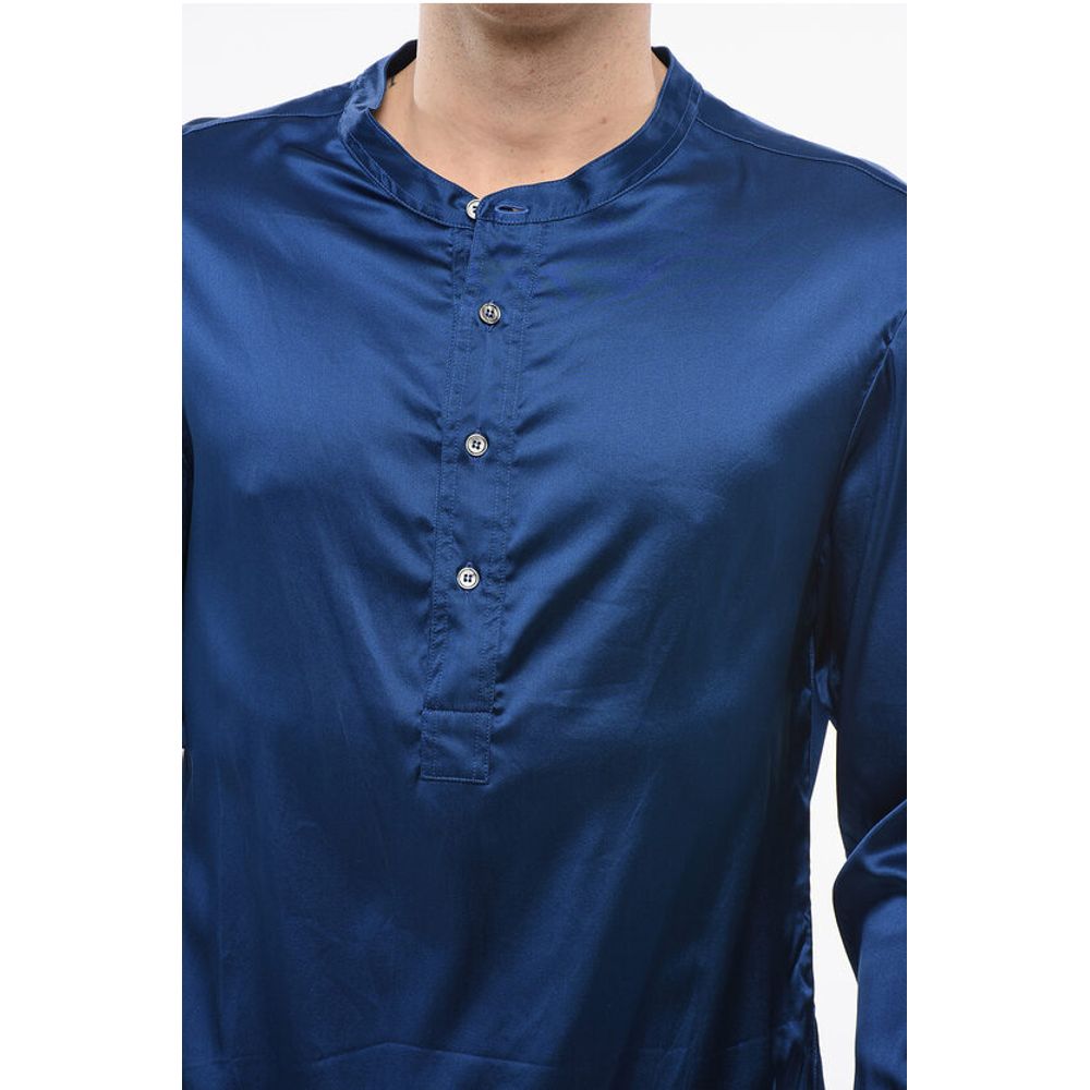 Tom Ford Langärmeliges Pyjama-Oberteil mit Knöpfen