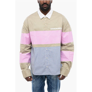 Dsquared² Double Fabric Oversize Fit RUGBY Hemd