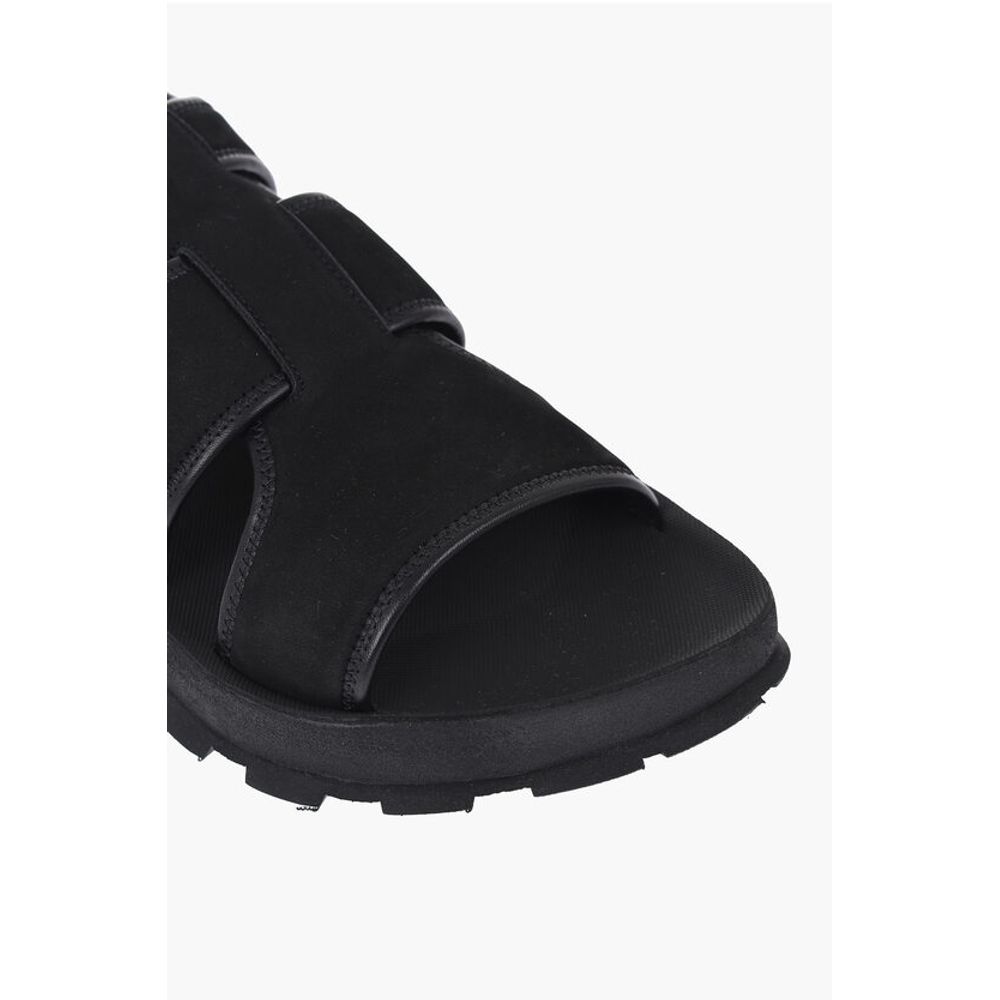 Jil Sander Carrion-Sohle UBERTO Nabuk-Sandalen