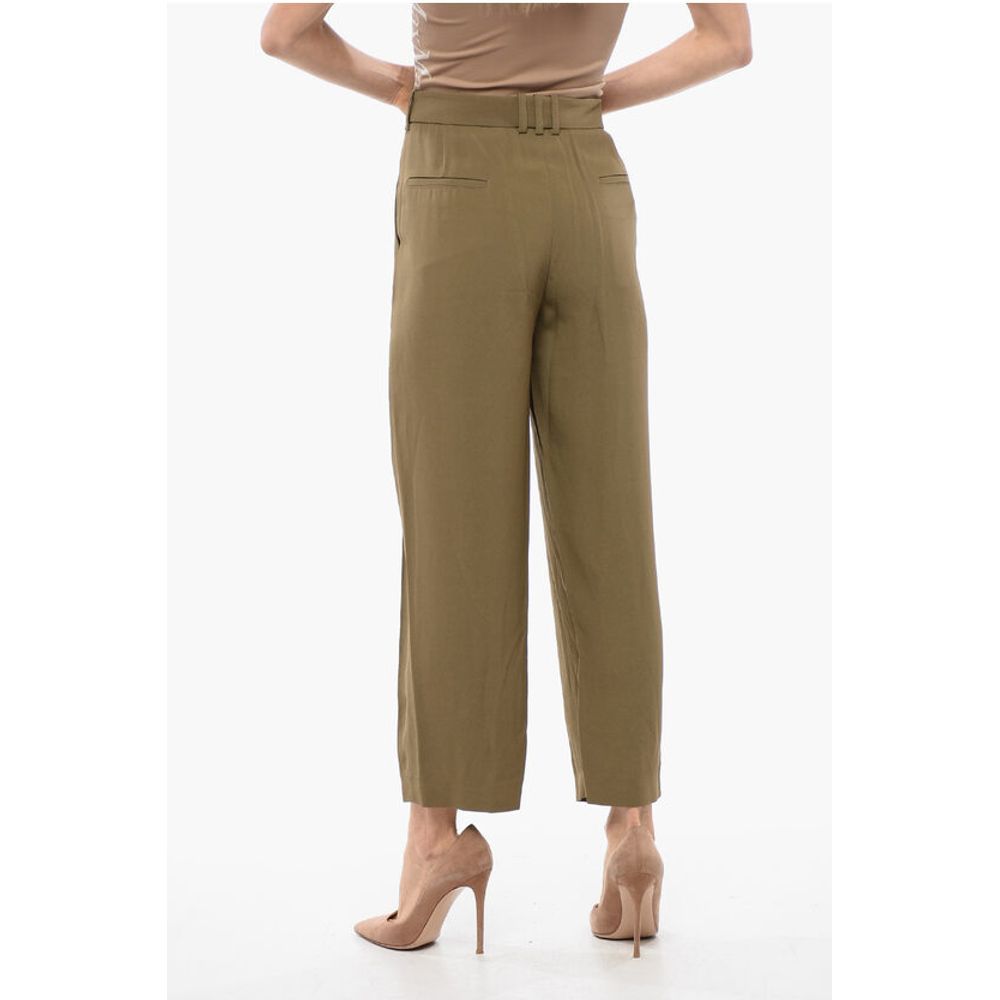 Balmain Einreihige Hose aus Viskose in taillierter Passform