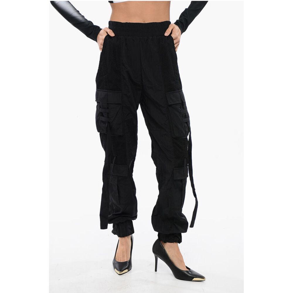 Balmain Cargohose mit Mesh-Details
