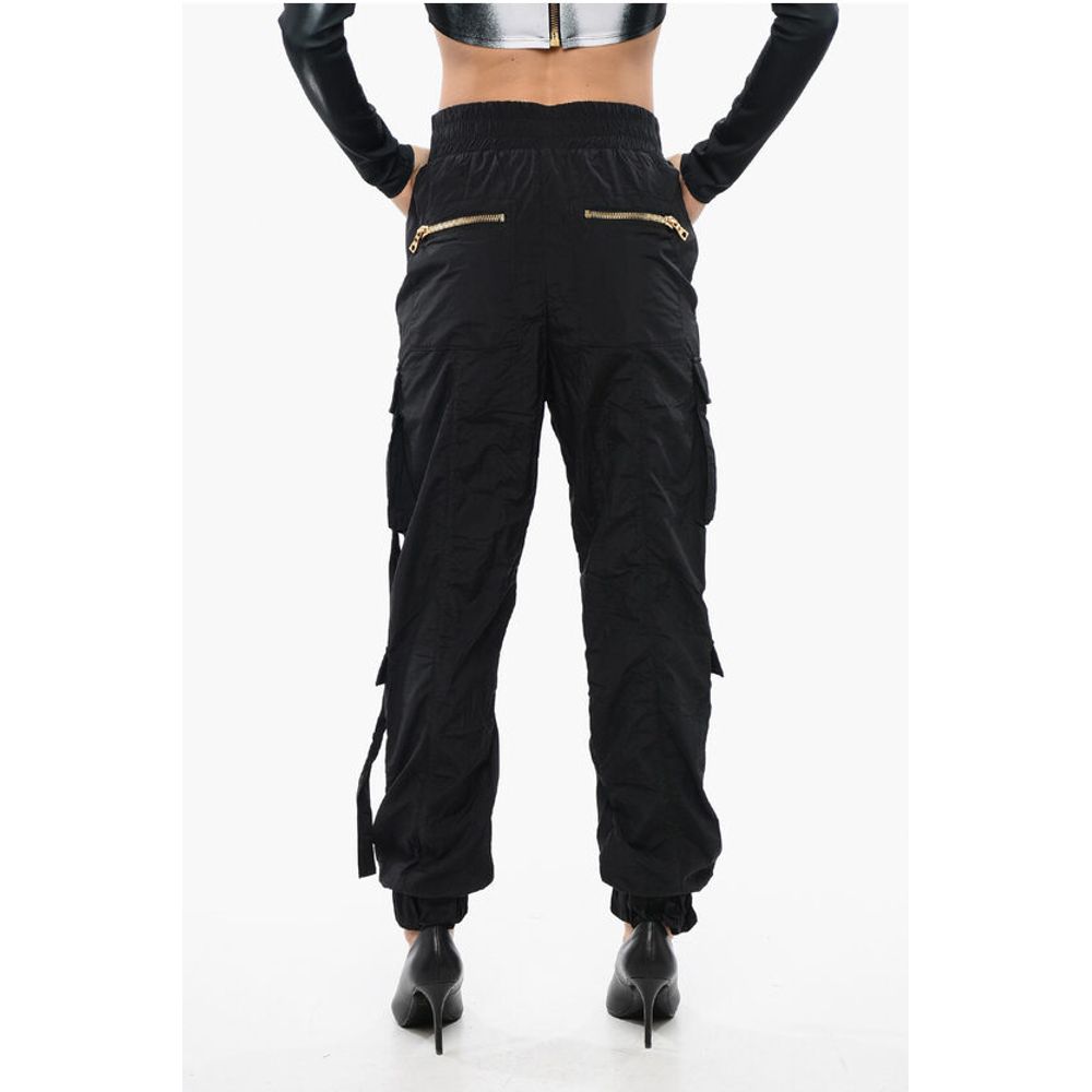 Balmain Cargohose mit Mesh-Details