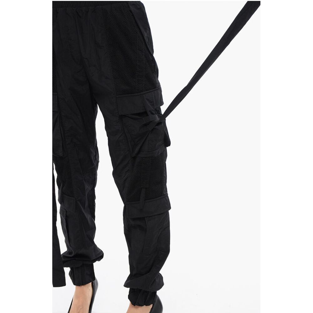 Balmain Cargohose mit Mesh-Details