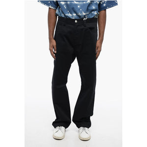Jil Sander 5-Pocket Twill-Hose aus Baumwolle mit Gürtelschlaufen