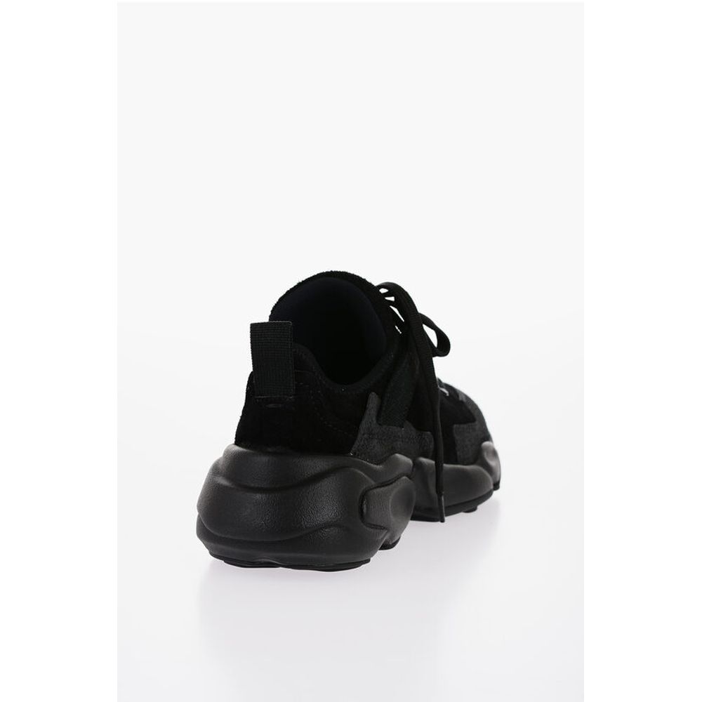 Jil Sander HAIRY Sneakers aus Wildleder mit klobiger Sohle