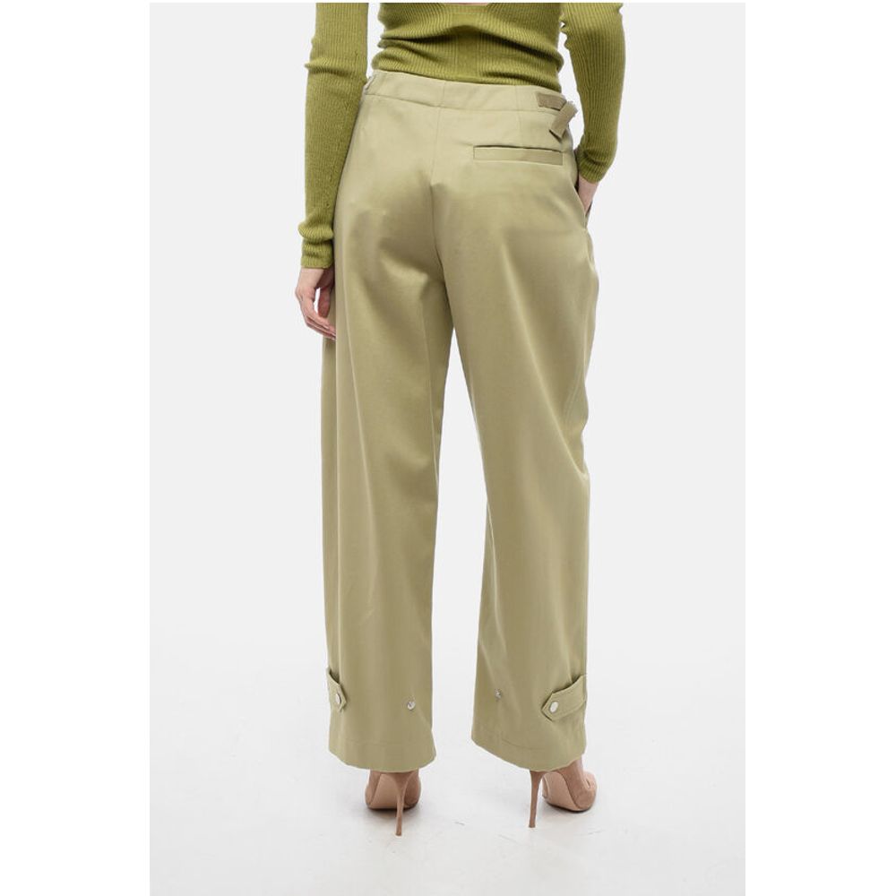 Burberry Plissierte Baloon-Fit-Hose mit Halbgürtel