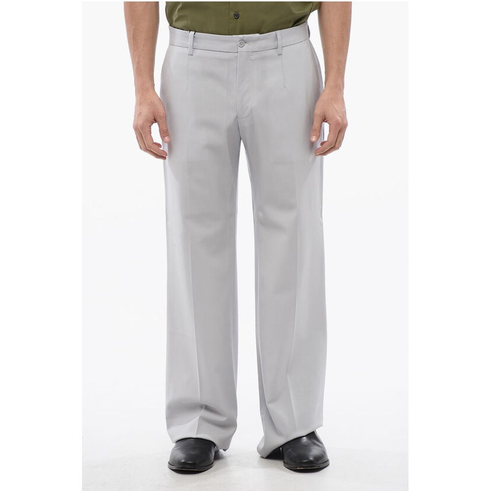 Dolce & Gabbana 4-Taschen-Hose aus Stretchwolle mit Gürtelschlaufen