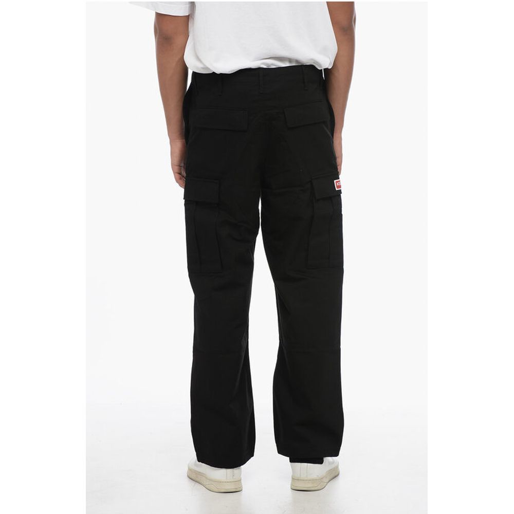 Kenzo Cargo-Hose aus Baumwolle mit Kordelzug am Bund