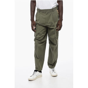 Gucci Cargo-Hose aus Baumwoll-Ripstop mit Monogramm-Stoffeinsätzen