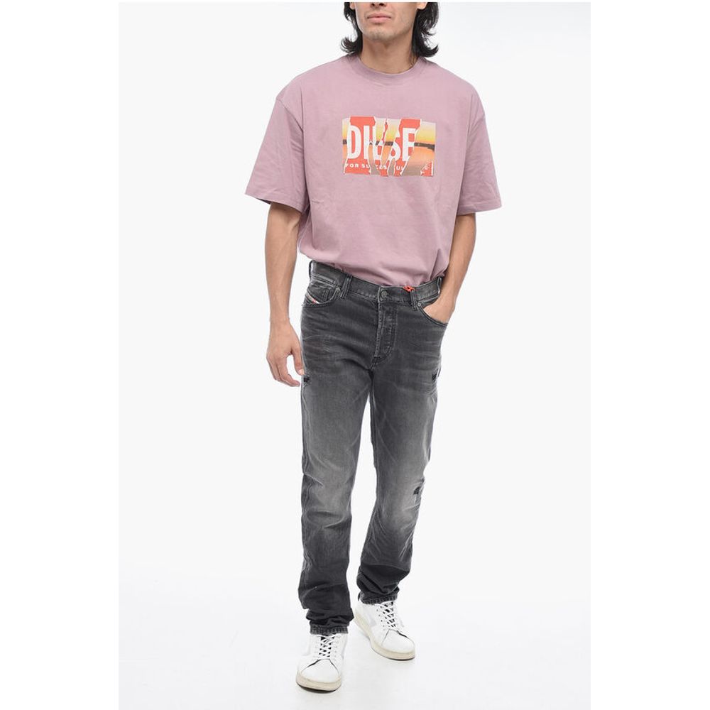Diesel D-SARK Denims mit geradem Bein und Distressed-Details L.32