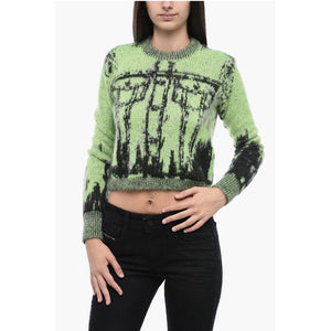 Diesel Inlay M-SYMI Pullover mit Trompe L'Oeil