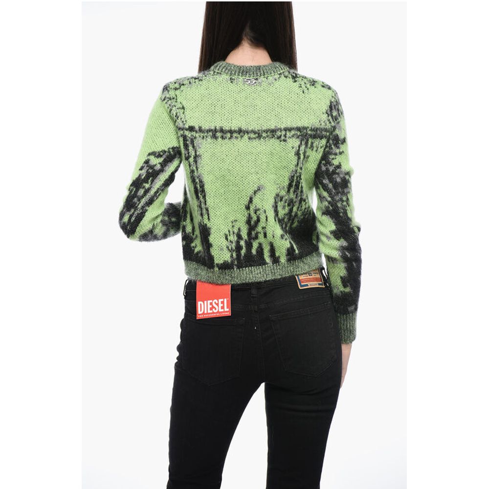 Diesel Inlay M-SYMI Pullover mit Trompe L'Oeil