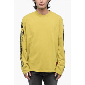 Diesel Bedrucktes T-CRANE LS-L3 T-shirt