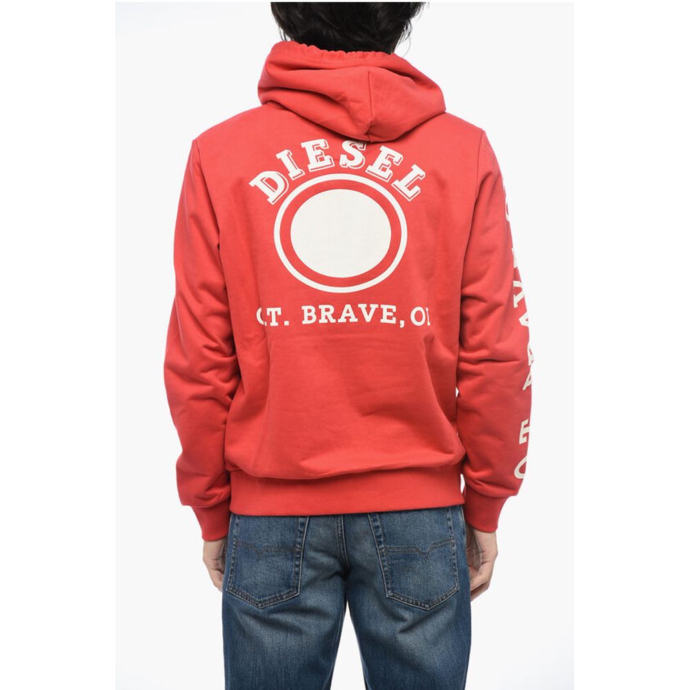 Diesel S-GINN-HOOD-K21 Kapuzen-Sweatshirt mit Logodruck