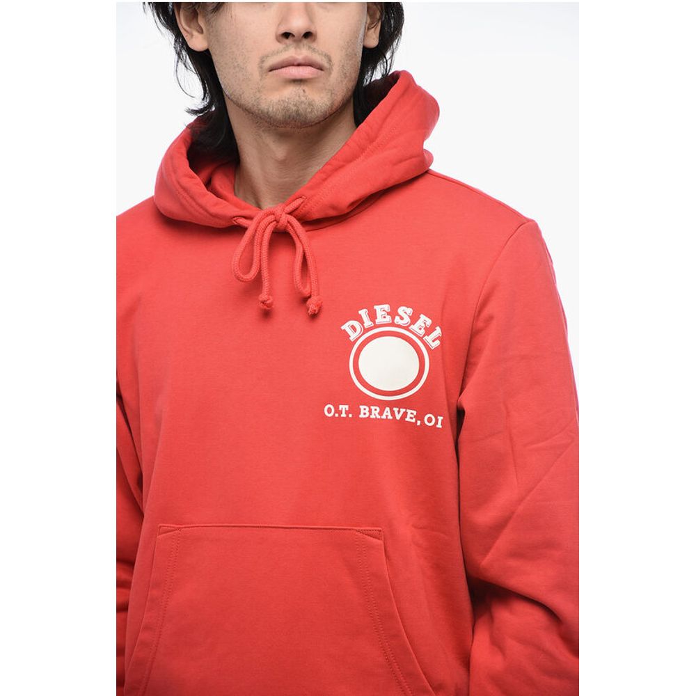 Diesel S-GINN-HOOD-K21 Kapuzen-Sweatshirt mit Logodruck