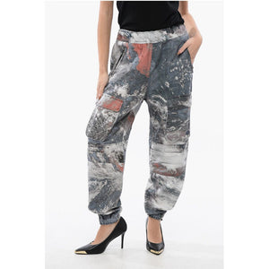 Diesel RED TAG Camouflage P-MIRT-CMF Cargohose mit Kordelzug Wa