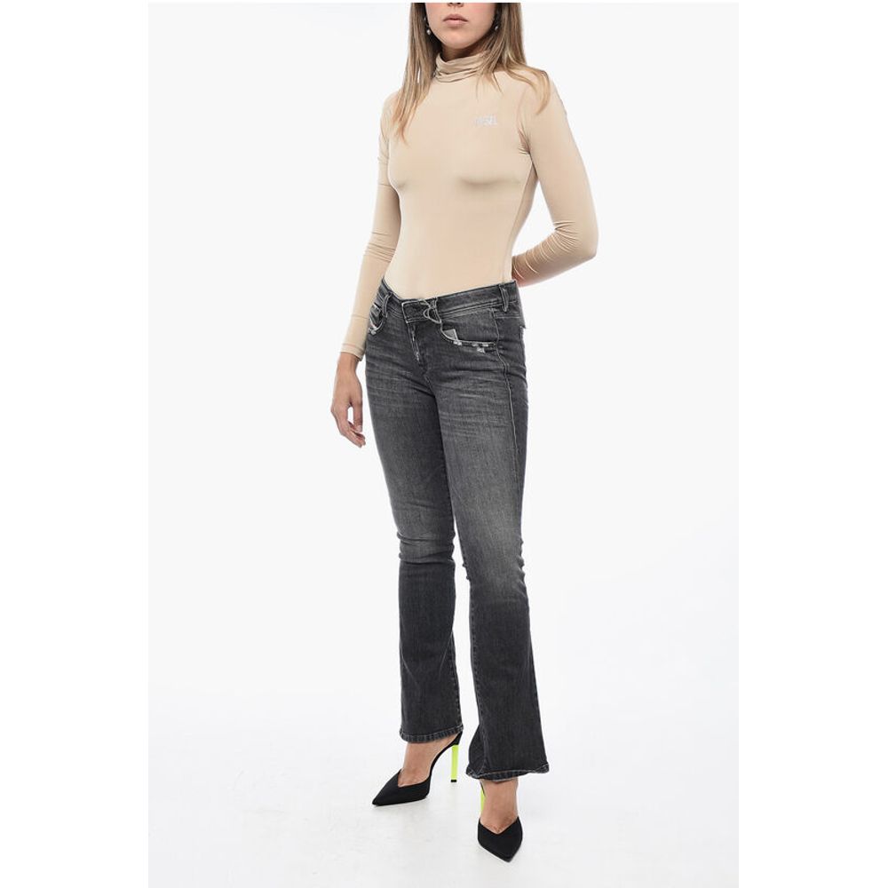 Diesel D-EBBEY Bootcut-Jeans mit niedriger Taille L.32