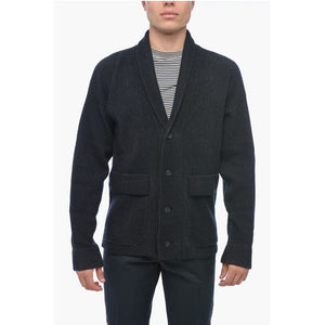 Ermenegildo Zegna VERWENDEN SIE DIE VORHANDENE Strickjacke aus Wollmischung mit Schalkragen