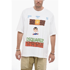 Dsquared² Skater Fit T-Shirt mit Grafikdruck