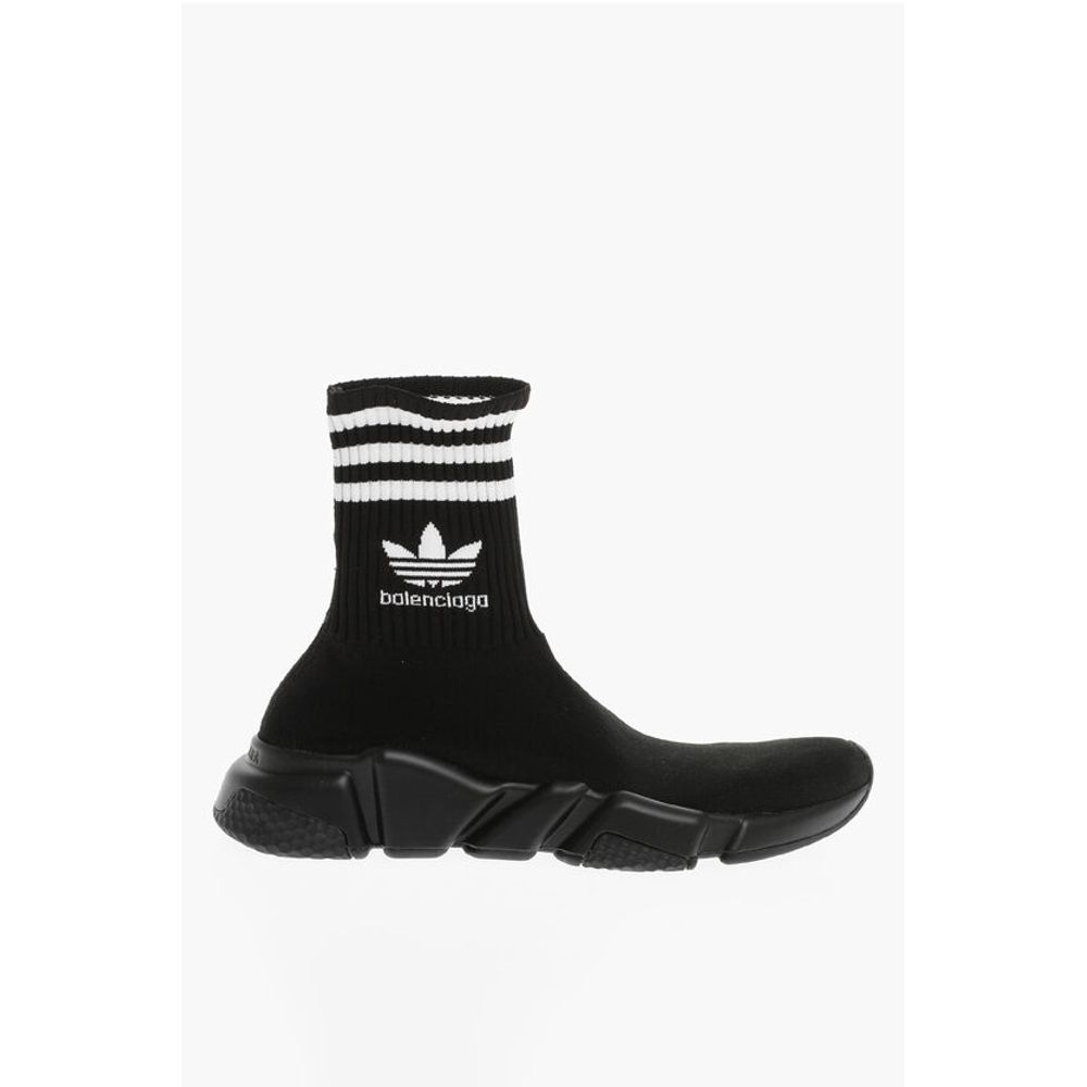 Balenciaga ADIDAS Logo-Druck SPEED Socke Turnschuhe