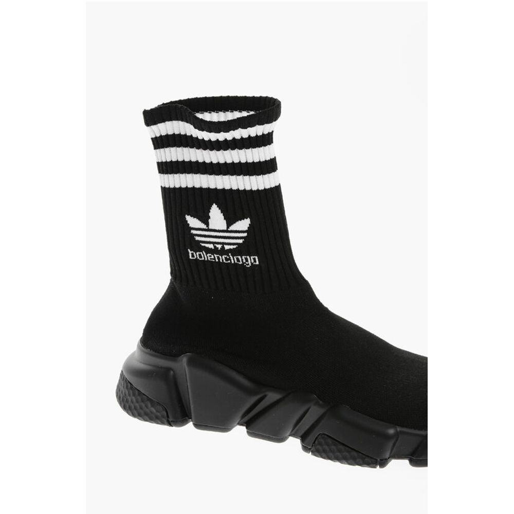 Balenciaga ADIDAS Logo-Druck SPEED Socke Turnschuhe