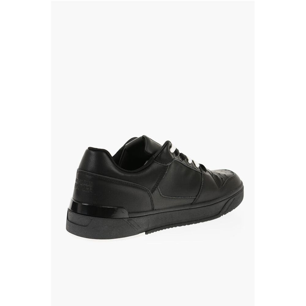 Versace JEANS COUTURE Leder STARLIGHT Low-Top-Sneakers mit Printe