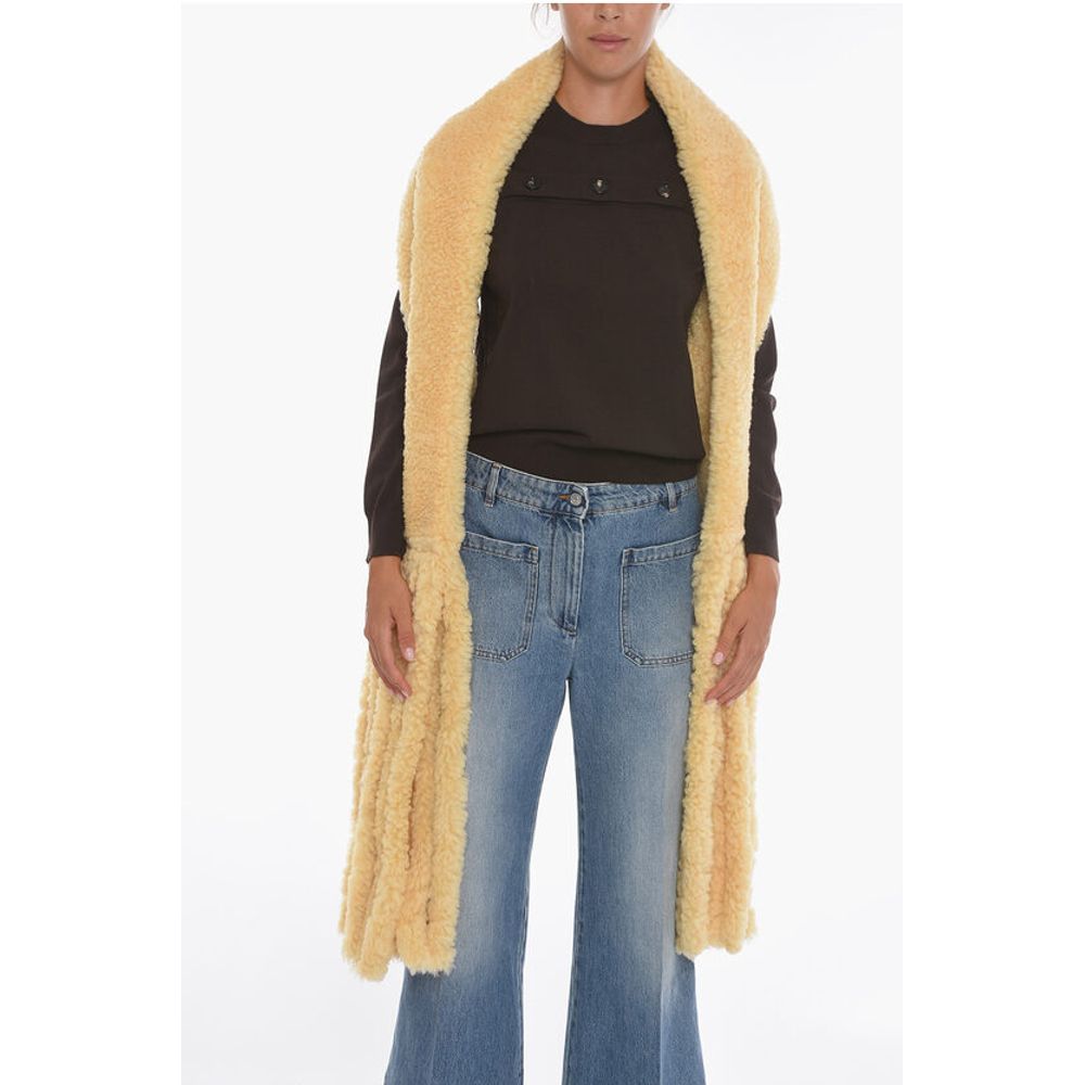 Bottega Veneta Fransenschal aus Shearling