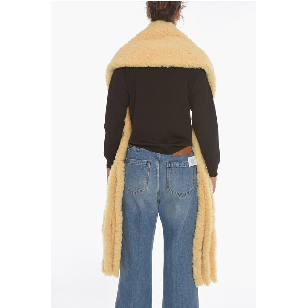 Bottega Veneta Fransenschal aus Shearling
