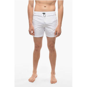 Karl Lagerfeld RUE ST-GUILLAUME Einfarbige BASIC Badeshorts mit 3 Taschen