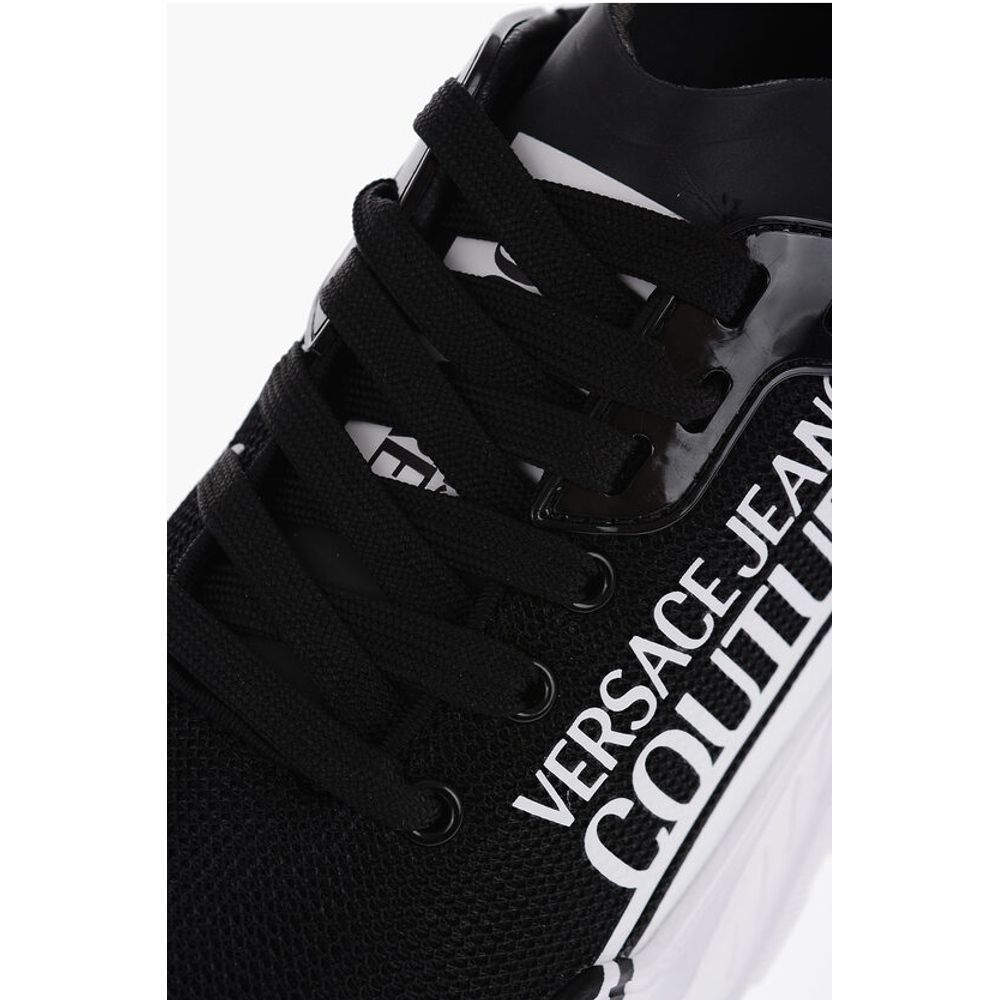 Versace JEANS COUTURE Zweifarbige SPEEDTRACK Low-Top-Sneakers