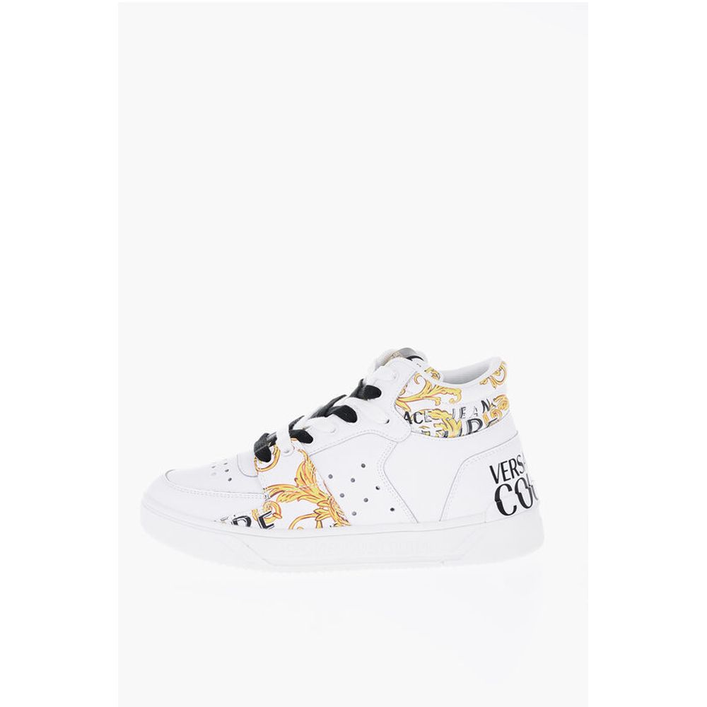Versace JEANS COUTURE Barock Bedrucktes Leder STARLIGHT High-Top Sne